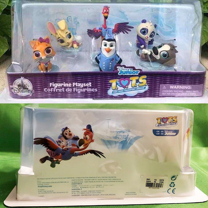 Bộ đồ chơi mô hình Disney Junior T.O.T.S của Mỹ - Set 6 nhân vật Fullbox