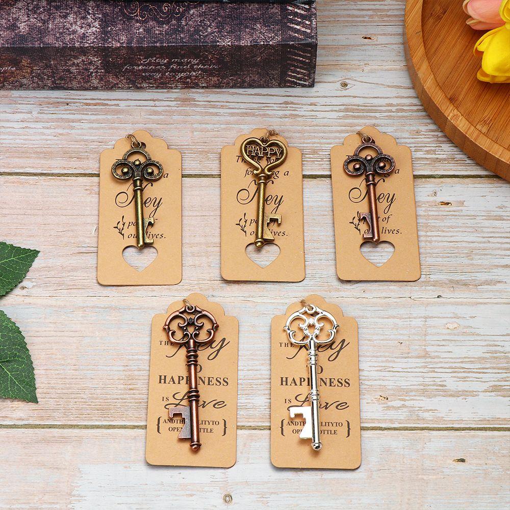 CONOPERY Dụng Cụ Khui Nắp Chai Hình Chìa Khóa Phong Cách Vintage