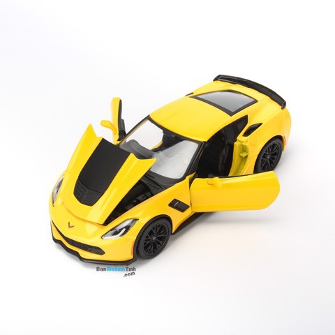 MÔ HÌNH XE CORVETTE Z06 YELLOW 1:24 MAISTO MH-31133