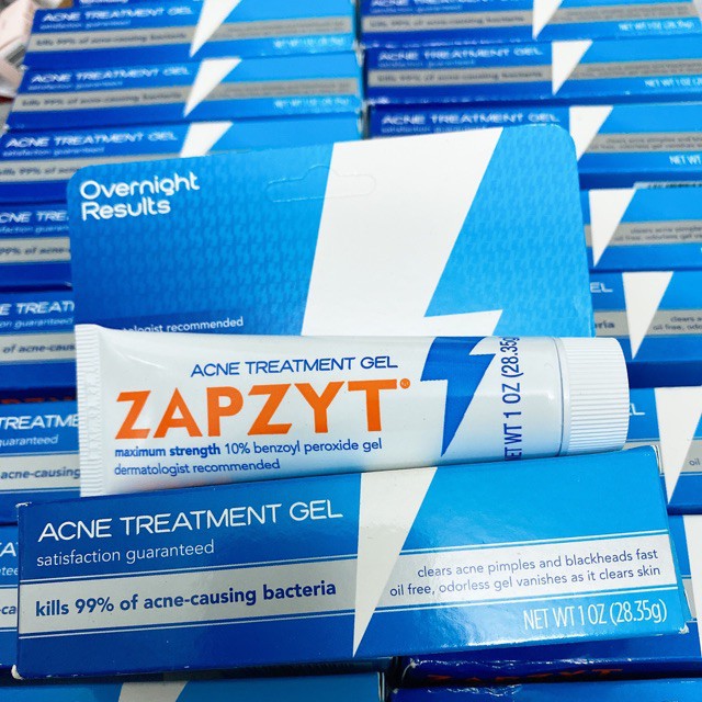 Kem mụn Zapzyt Acne Treatment Gel 30ml (Bill Mỹ)