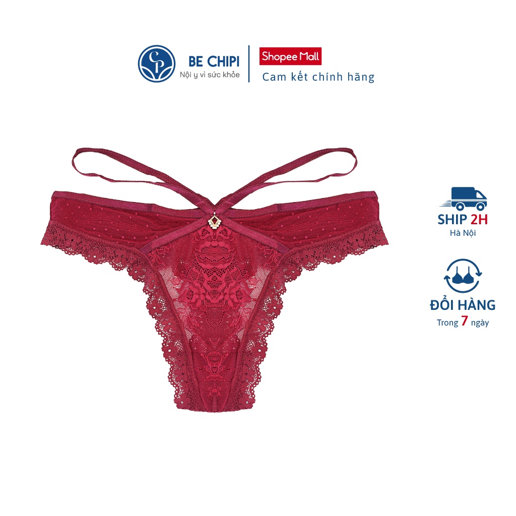 Quần lót nữ lọt khe BECHIPI ren xuyên thấu đồ lót sexy quyến rũ - QL1642