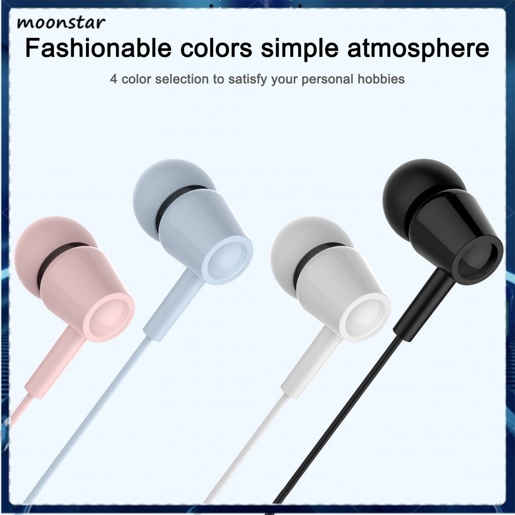 Tai Nghe Nhét Tai Jack 3.5mm Âm Thanh Siêu Trầm Có Micro Tiện Dụng