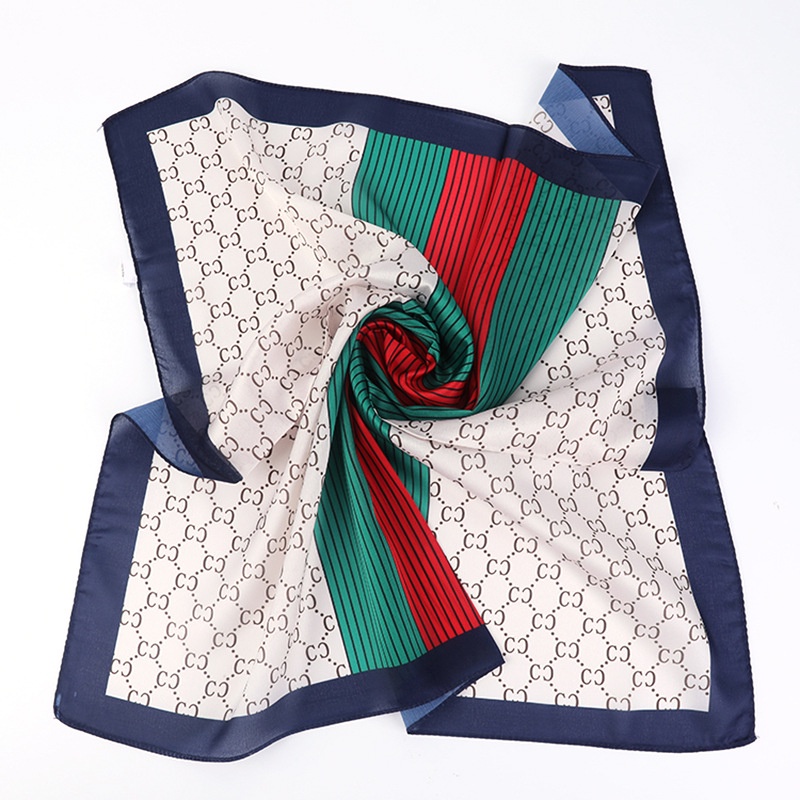 Khăn Choàng Cổ Buộc Dây Bằng Lụa In Họa Tiết Chấm Bi Thời Trang Xuân Thu 24 Giờ