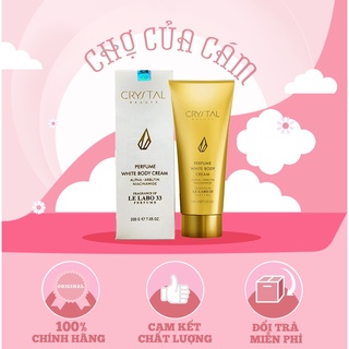 Kem dưỡng thể Crystal Beauty, white body cream.