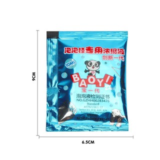 Nước pha bong bóng xà phòng - máy ảnh thổi bong bóng - cá heo bắn bong bóng xà phòng - 1 gói 10ml