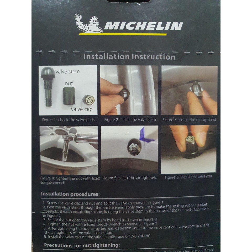 BỘ 4 VAL XE Ô TÔ MICHELIN