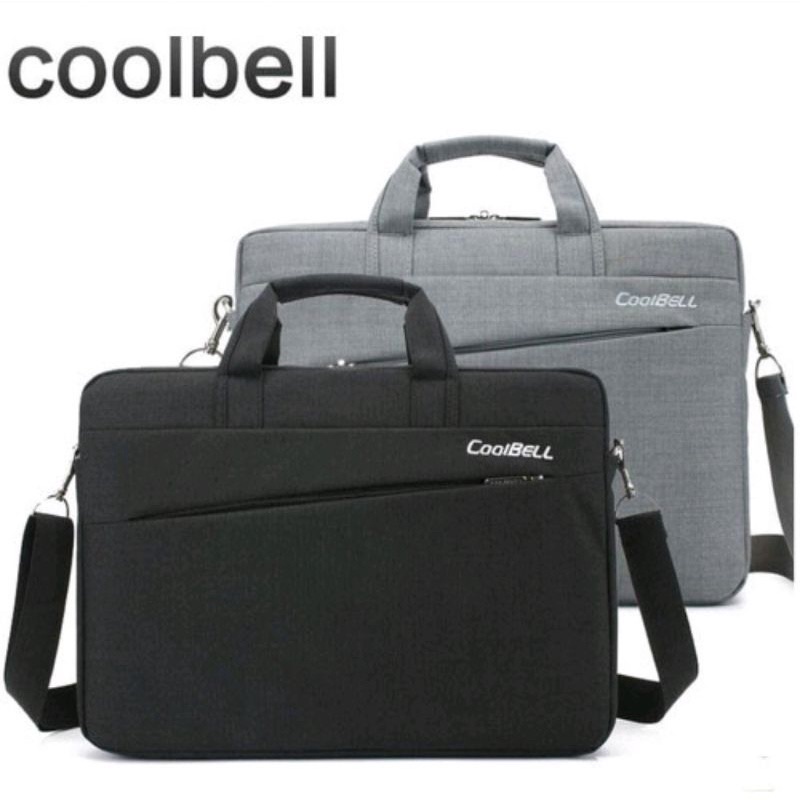 Cặp đựng laptop coolbel bền đẹp - túi xách đựng laptop thời trang - màu xám, màu đen