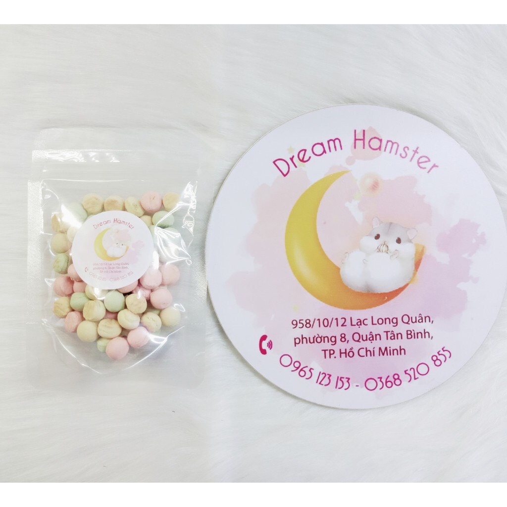 [Mã PET50K giảm Giảm 10% - Tối đa 50K đơn từ 250K] Bánh bột sữa cho Hamster (50gr)