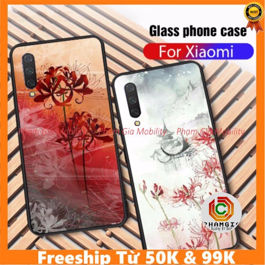 Ốp lưng Xiaomi Mi9/Mi9SE/Mi CC9/Mi CC9E hình phong cảnh hoa bỉ ngạn Cổ Trang