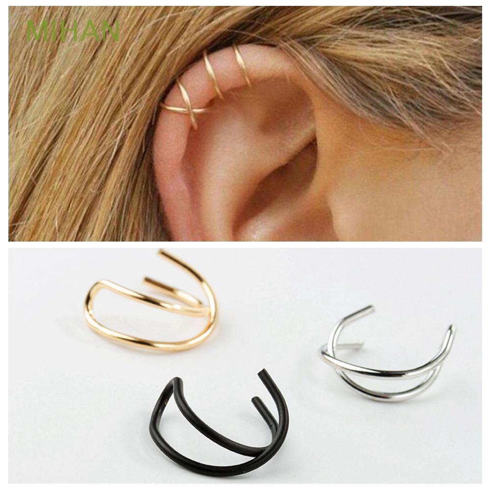 Bộ 2 khuyên kẹp vành tai cá tính thời trang cho nam và nữ