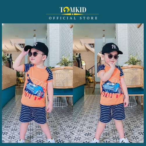 9-13 kg - Đồ bộ bé trai bộ cộc tay cho bé  TomKids