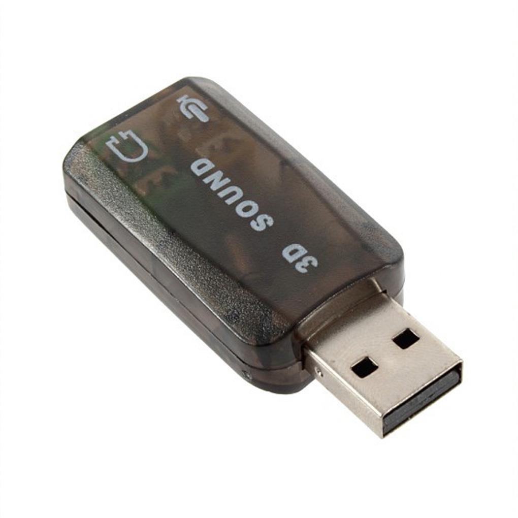 Thẻ Âm Thanh Bên Ngoài USB 2 0 Virtual 5 1 Kênh 3D