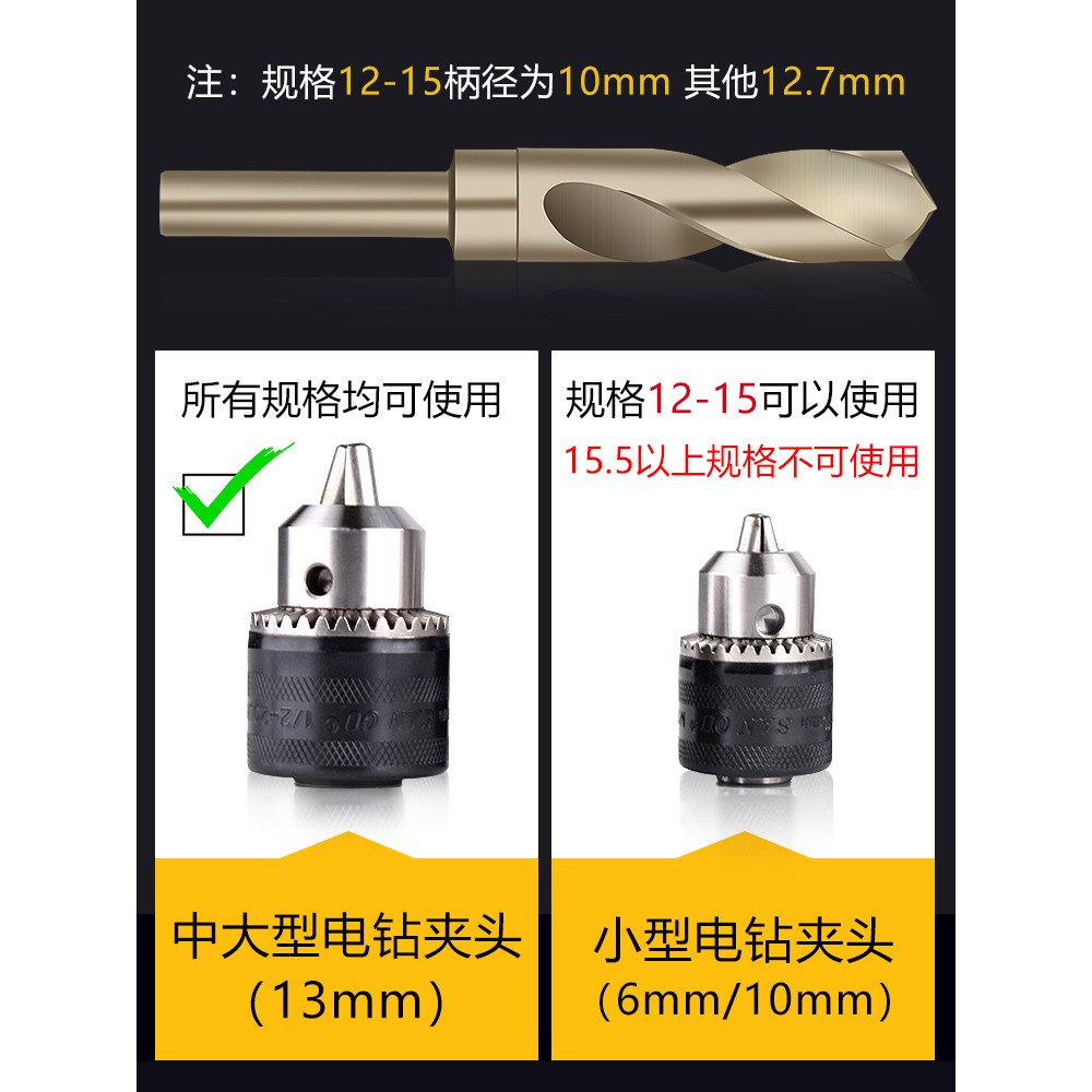 Mũi Khoan Xoắn Tốc Độ Cao Bằng Thép Không Gỉ 6542 4341 Thân Nhỏ 1 / 2 HSS Cho Chế Biến Gỗ
