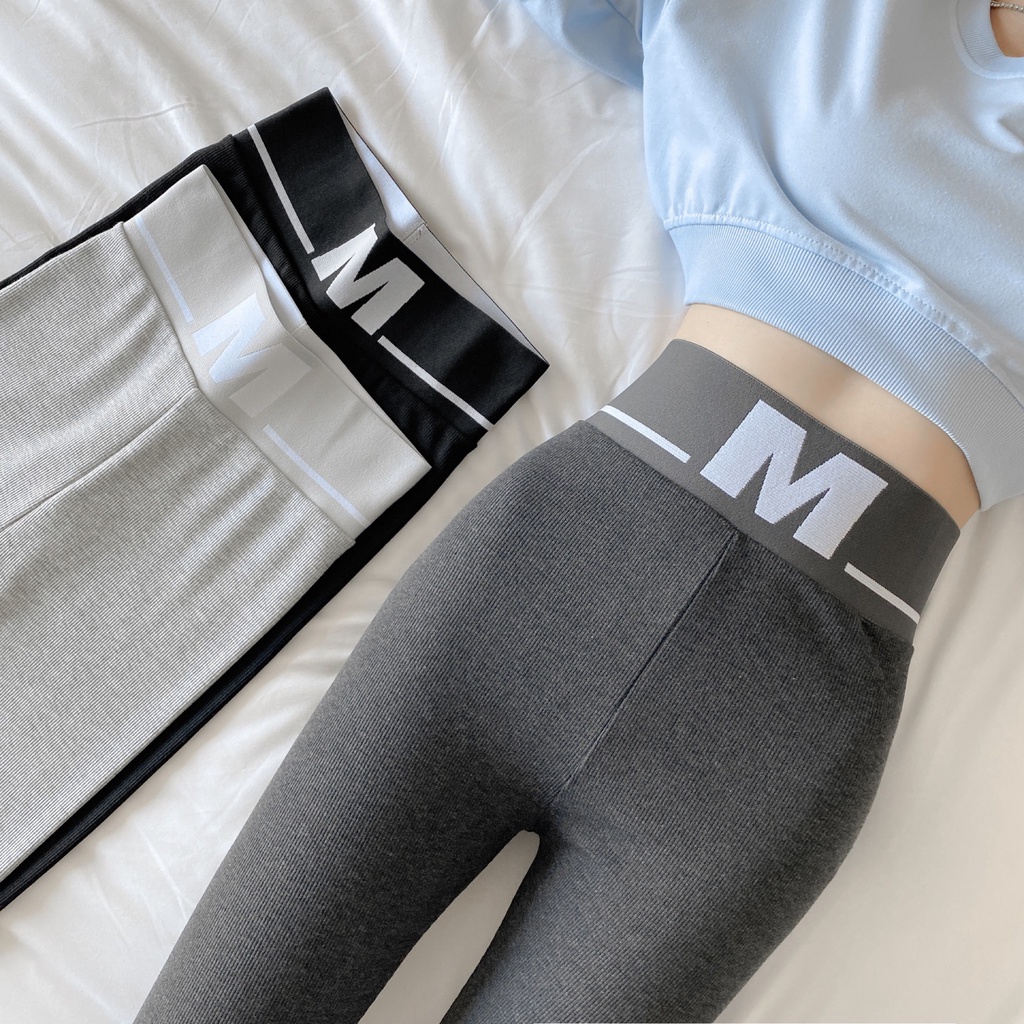 Quần Legging Nữ Chữ M Lưng Cao Co Dãn 4 ChiềuTôn Dáng Mẫu Mới Hot Hit | WebRaoVat - webraovat.net.vn