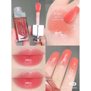 Son Dior fullbox số 012 màu hồng cam đất Lip Glow Oil Rosewood