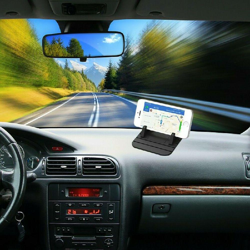 Giá Đỡ Điện Thoại Gắn Bảng Điều Khiển Xe Hơi Bằng Silicon Chống Trượt Tiện Dụng
