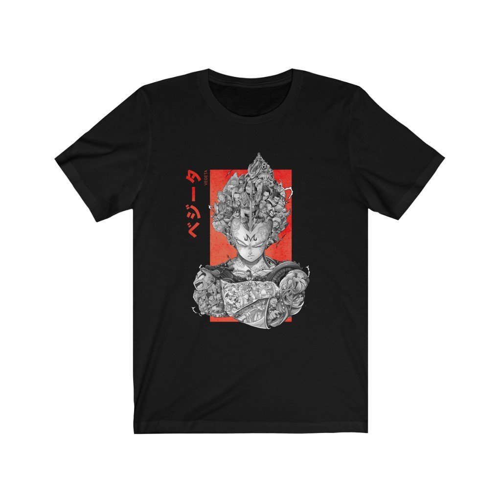 Áo thun nam nữ Vegeta L2 - Cadic - Dragon Ball - DBZ - DBS - 7 viên ngọc rồng - Áo thun tay lỡ unisex