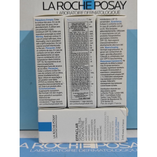 Tinh chất giảm mụn 3 tác động Effaclar Serum La Roche-Posay 3ml