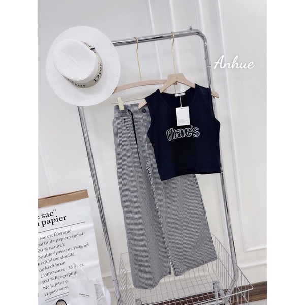 Set áo Ba lô quần sọc