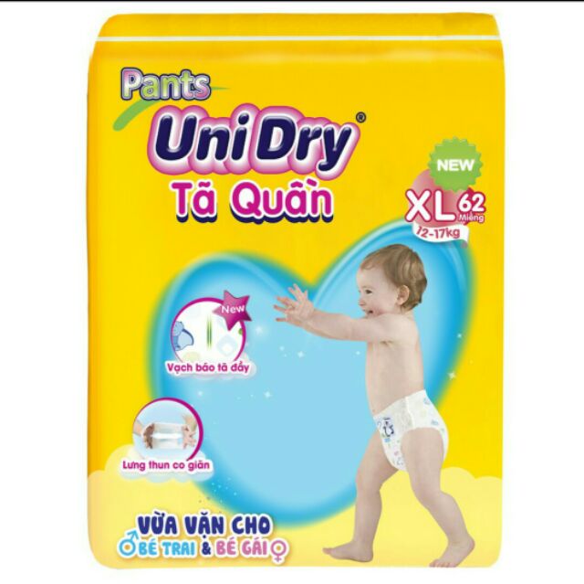 Tã quần Unidry M74/L68/XL62/XXL56