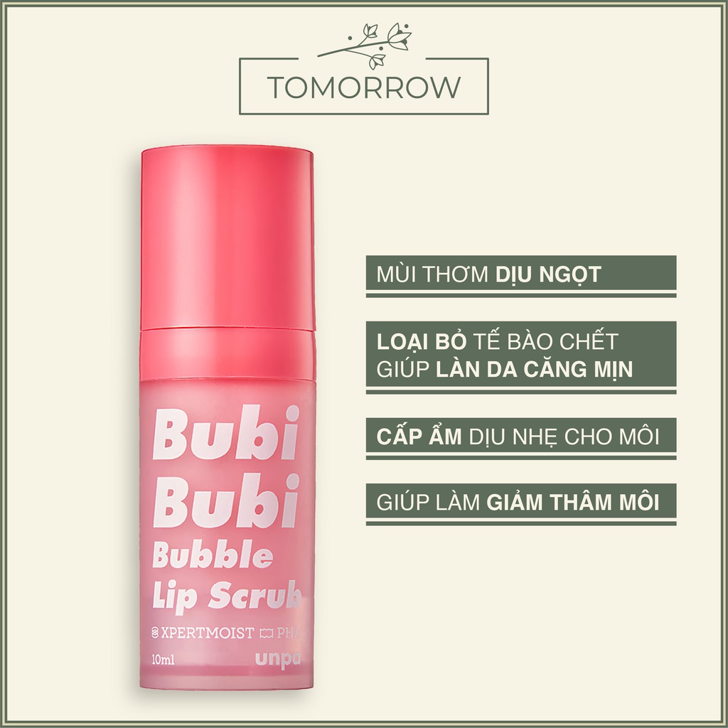 Tẩy Da Chết Môi Sủi Bọt Bubi Lip 12ml Hàn Quốc