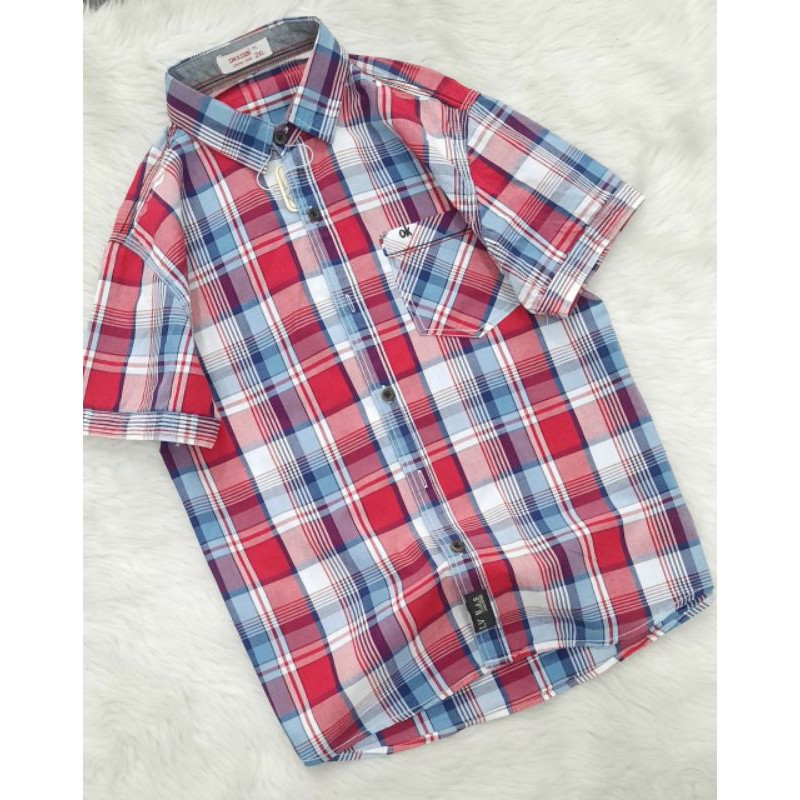 Áo sơ mi cồ khủng cho bé từ 35kg đến 45kg