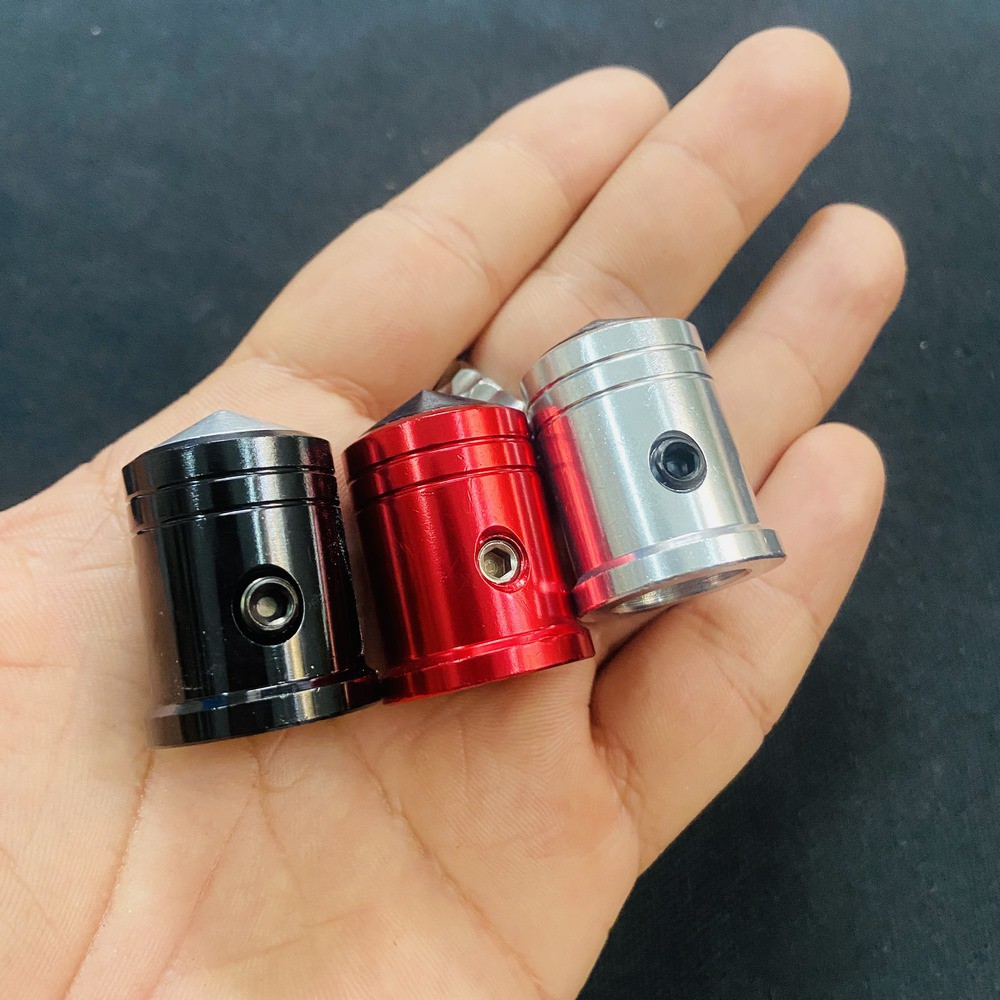 Chụp cốt giò đạp độ màu, ốc gắn cốt giò đạp cho các dòng xe HONDA YAMAHA, nhôm CNC nguyên khối trang trí xe siêu chất