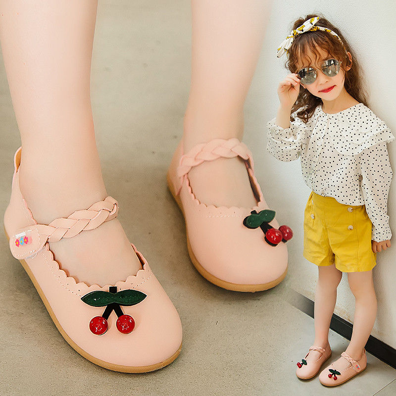【Nghe được】Cô gái giày dép mùa xuân mùa thu trẻ em học tập giày dép trẻ em giày dép cô gái bé mềm mại giày dép công chúa PAPAYA