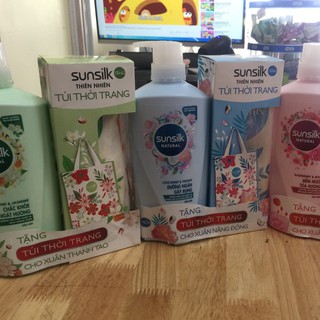 Dầu Gội Sunsilk Natural 650g Mới tặng túi