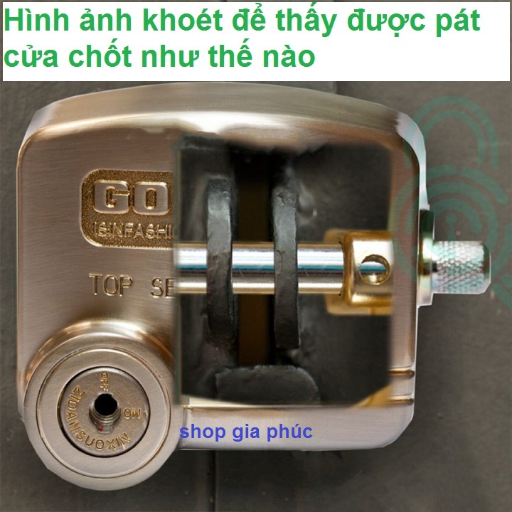 Ổ Khóa Chụp Chống Cắt Toàn Diện Mẫu 2023, Ổ Khoá Chụp Bát Cửa Chìa Hỏa Tiển Cao Cấp