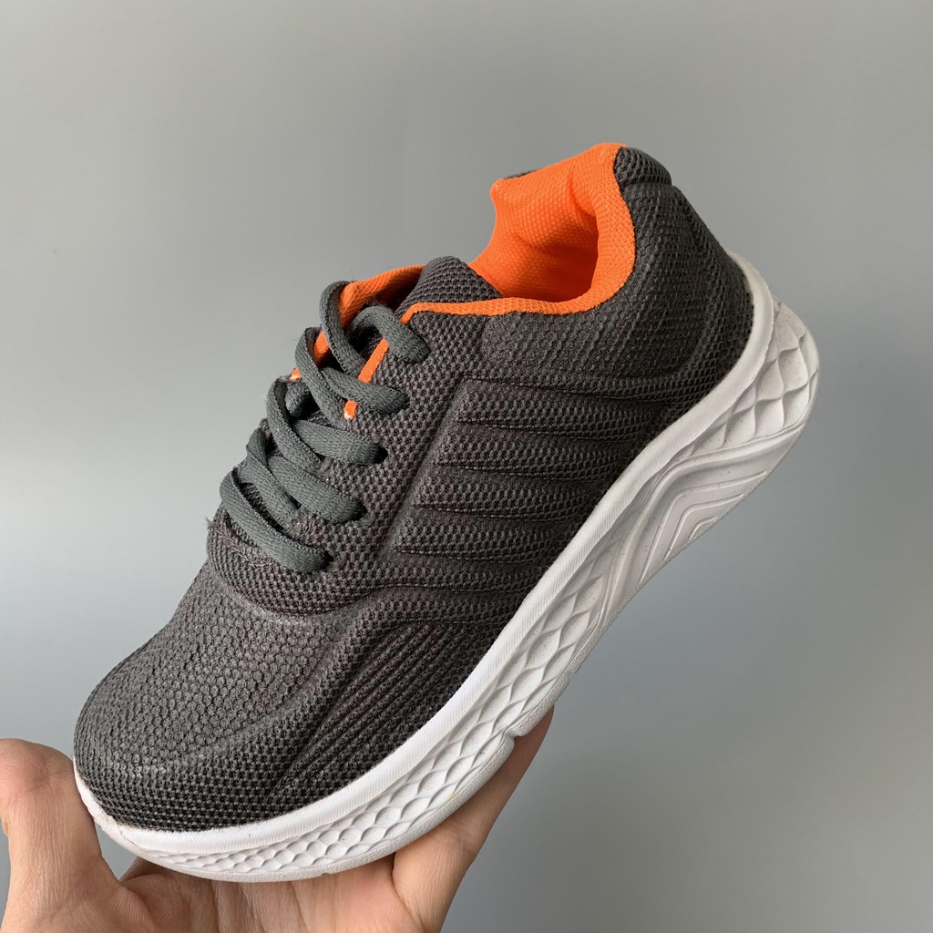 M175 (Ảnh thật) Giày thể thao trẻ em trơn buộc dây