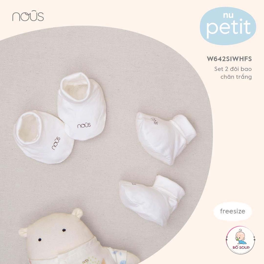 Phụ Kiện Cho Bé Sơ Sinh,Bao Tay Nous, Bao Chân Nous(Size Sơ sinh Newborn)