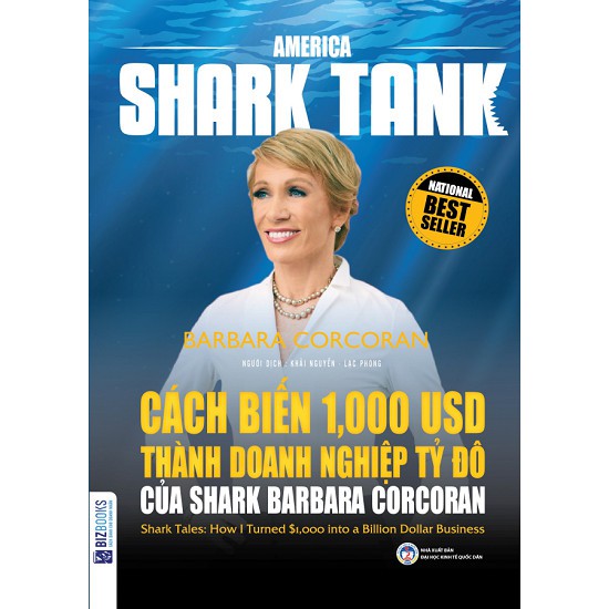 Cuốn sách America Shark Tank: Cách Biến 1.000 USD Thành Doanh Nghiệp Tỷ Đô Của Shark Barbara Corcoran