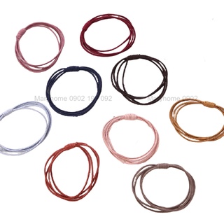 Dây buộc tóc, chun buộc tóc 4 sợi co giãn siêu tốt