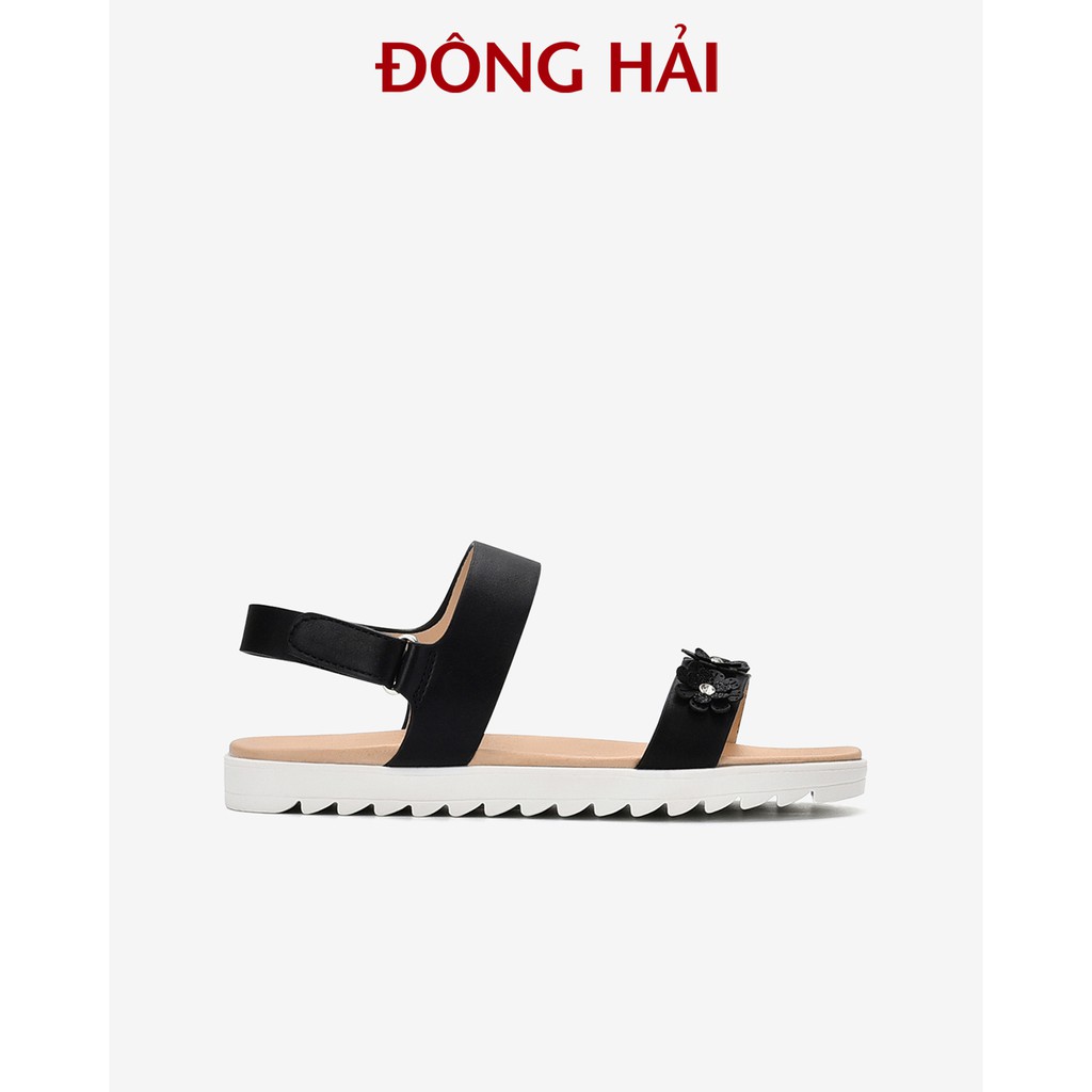 Sandal bé gái Zucia quai ngang đính hoa xinh xắn -SHL68