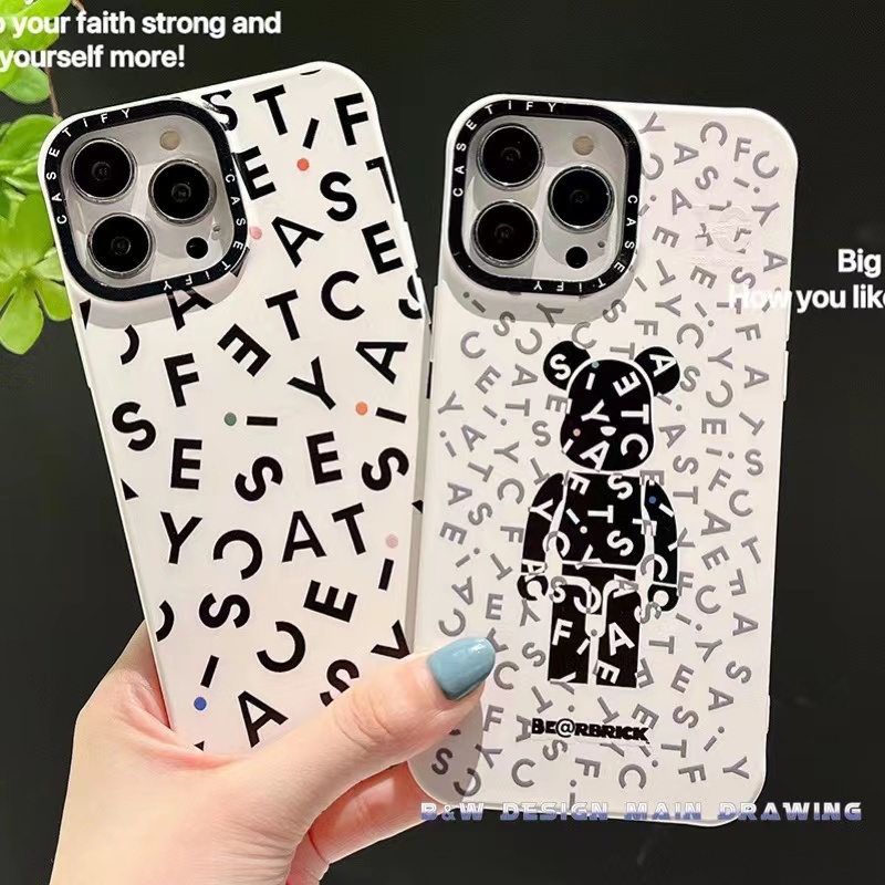 Ôp Điện Thoại Silicon Dẻo Hình Gấu Đơn Giản Chống Sốc Cho iphone 15promax 15pro 15 14 13 12 11 pro max xr ix xs max plus Ốp