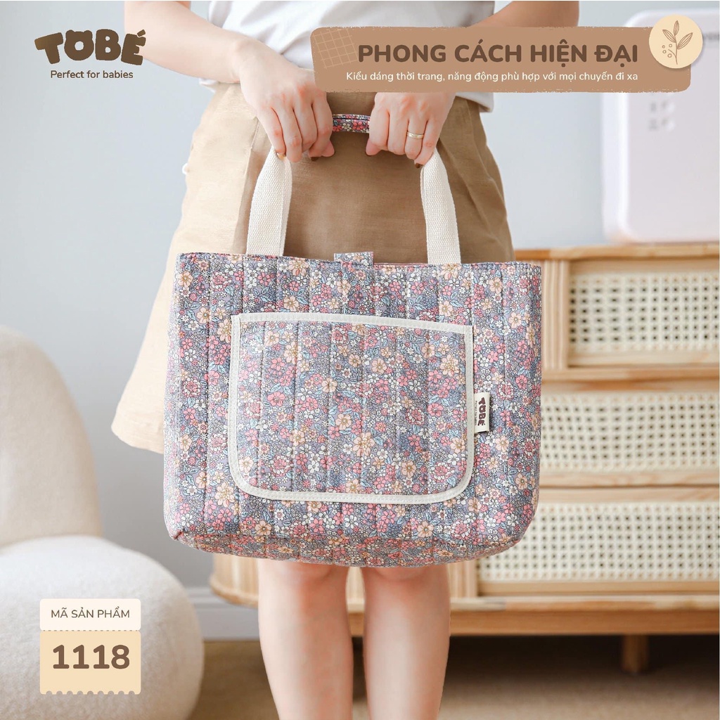 Túi xách bỉm sữa đa năng phong cách Hàn Quốc chính hãng Tobé