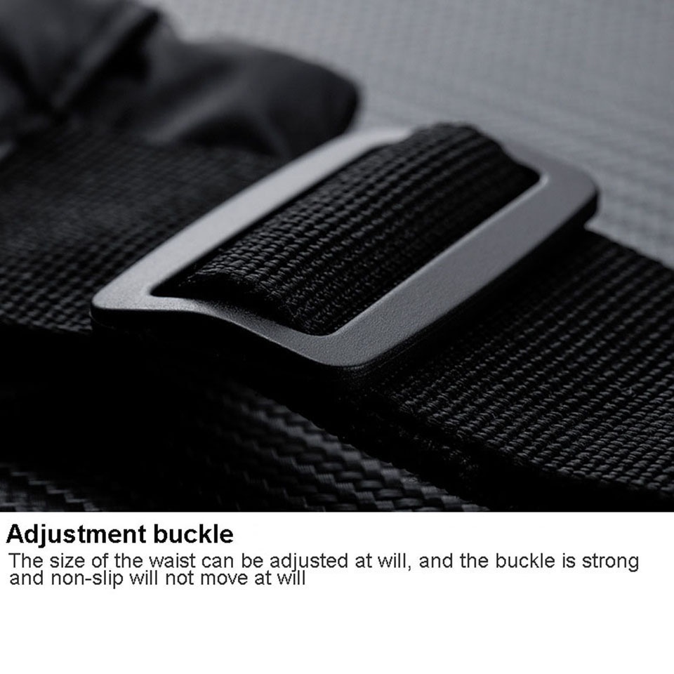 Túi Thể Thao Đeo Hông Có Khóa Kéo Chống Thấm Nước Thời Trang Cho Nam Và Nữ