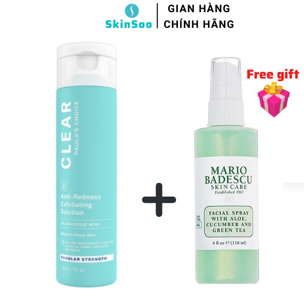 [AUTH] Paula's Choice Clear Regular Strength Anti-Redness Exfoliating Solution 2% BHA -- Tẩy Da Chết