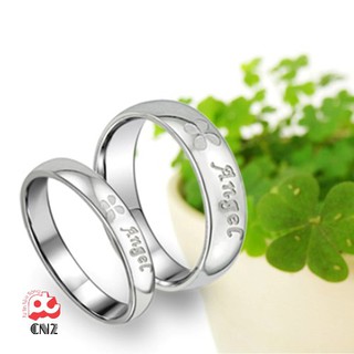Nhẫn cặp inox đv: 1chiếc - mã: nc21
