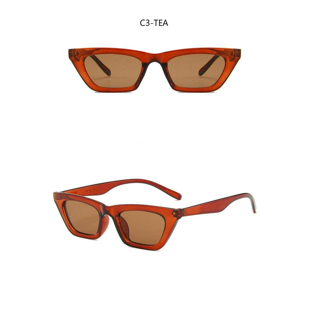 Kính râm mắt mèo gọng nhỏ phong cách cổ điển thời trang cho nam và nữ