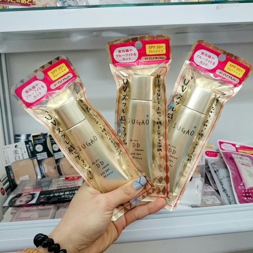 Hàng sẵn  Kem trang điểm CC Sugao Air Fit - Kem trang điểm DD sugao vàng