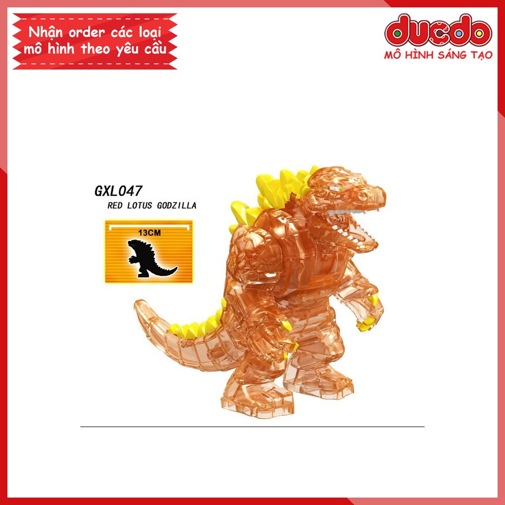 Bigfig Chúa Tể Godzilla khổng lồ - Đồ chơi Lắp ghép Xếp hình Mini Minifigures Big Fig PRCK GXL047 - GXL049 LeLe