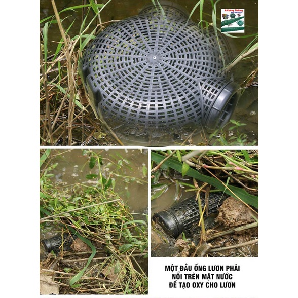 Rọ bẫy lươn, cua , cá , tôm -3 cửa thông minh. Mua chúm được tặng mồi dụ