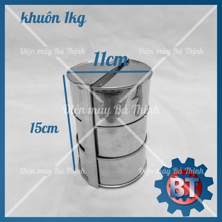 Khuôn làm giò chả lụa 0.5kg, 1.0kg chất liệu INOX