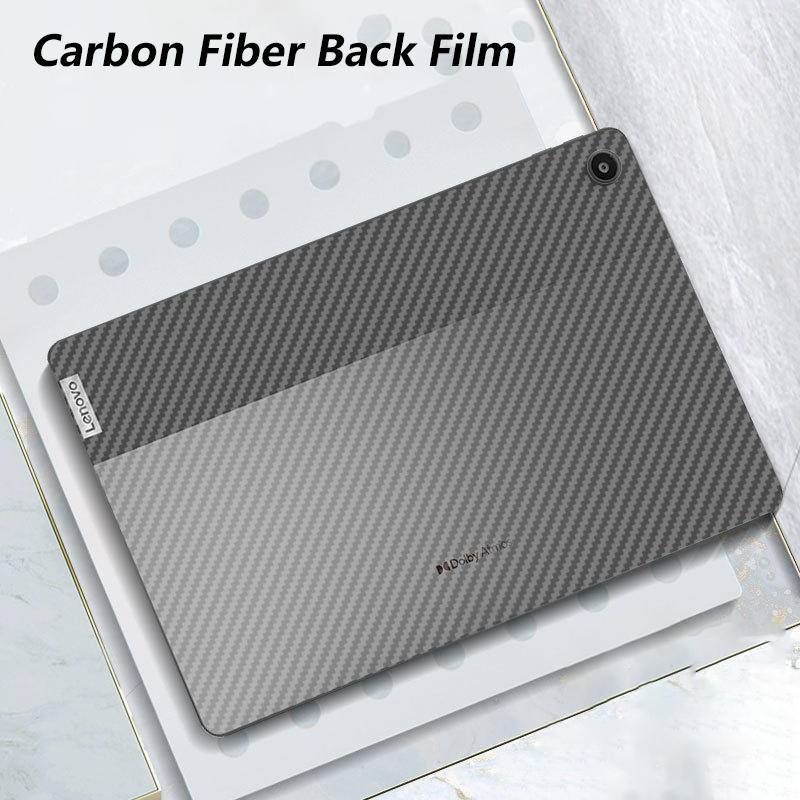 Sợi Carbon Phía Sau Cho Lenovo Tab P11 Plus Pro hydrogel Chống Cháy Nổ Bảo Vệ Mặt Sau Mềm Cho Lenovo