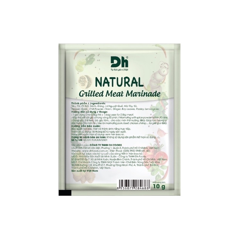 Natural Gia vị ướp thịt nướng