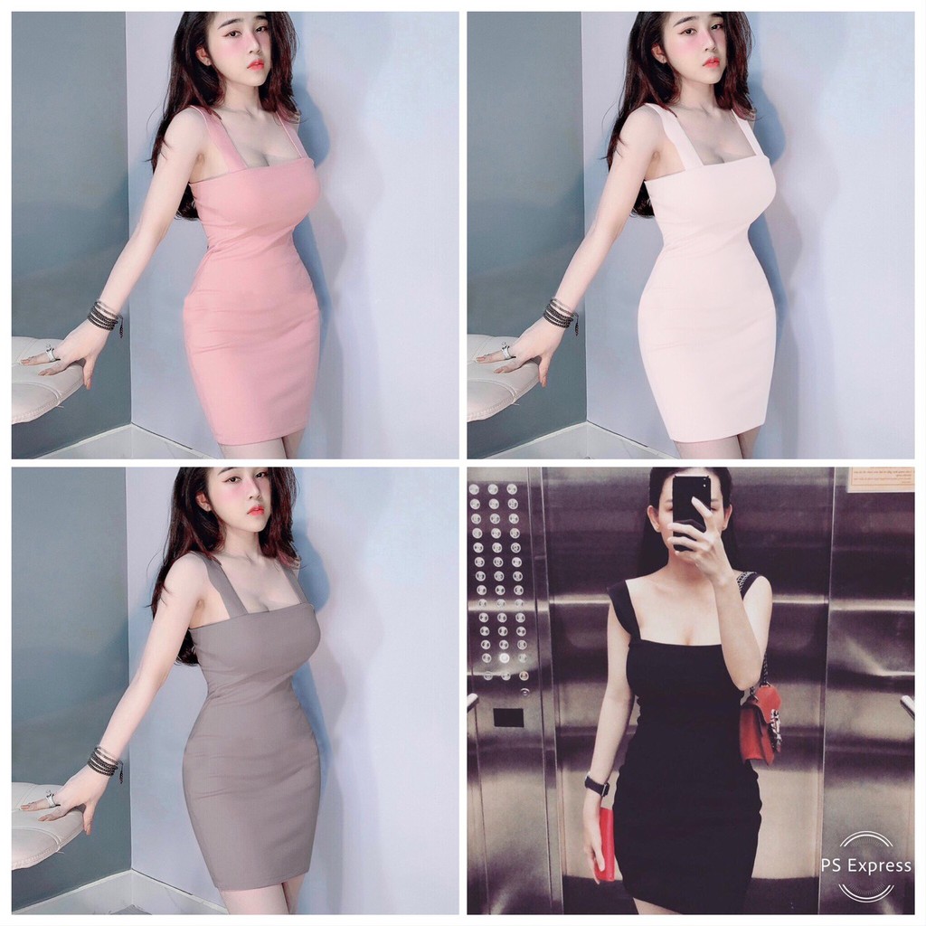 Đầm Body Hai Dây Bảng Lớn | BigBuy360 - bigbuy360.vn