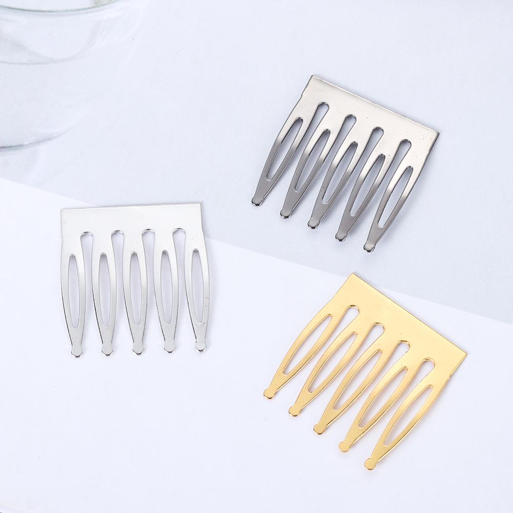BEBETTERM Set 10 Lược Cài Tóc Mini Bằng Kim Loại Dùng Để Trang Trí Nhà Búp Bê