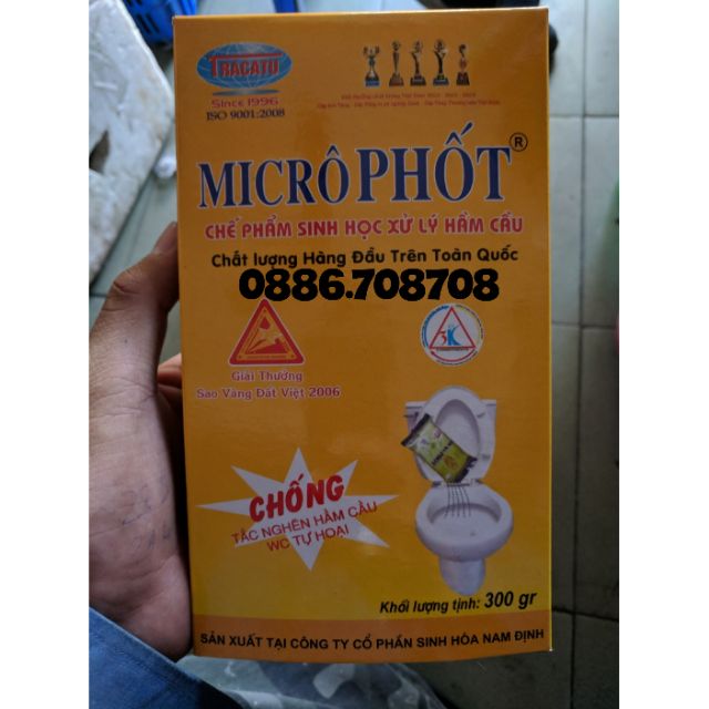 Bột xử lý bồn cầu sinh học Micro phốt 300g